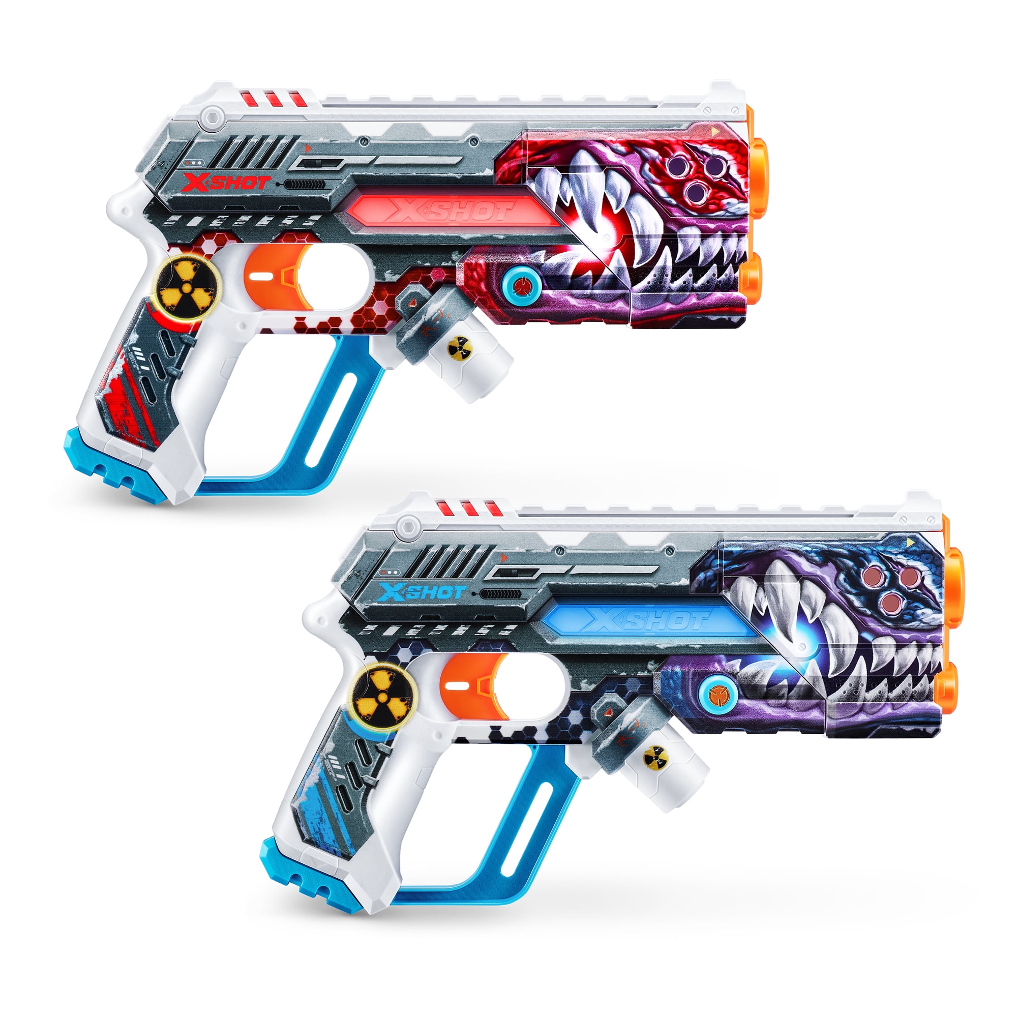 XShot-LASER SKINS-SERIES 1 LASER 360 (4X BLASTERS, 4X GOGGLES