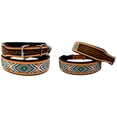 thumbnail image 1 of XSmall 9''- 13'' Dog Puppy Collar Genuine Cow Leather Padded Canine  60117, 1 of 2