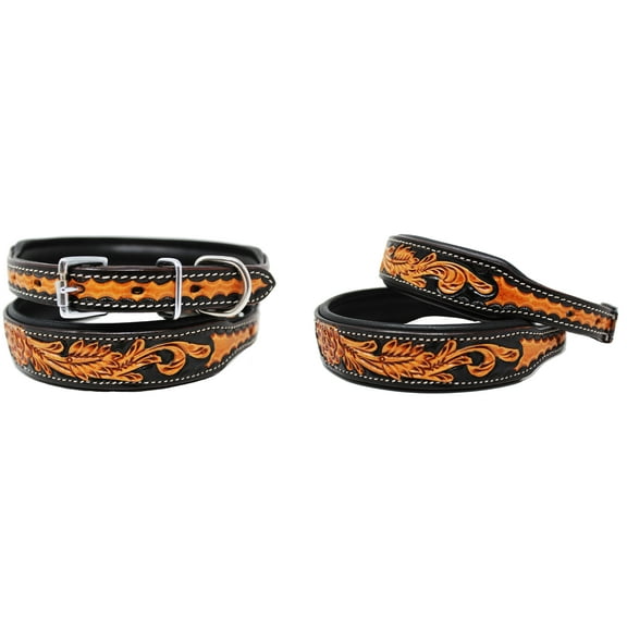 XSmall 9''- 13'' Dog Puppy Collar Genuine Cow Leather Padded Canine  60142