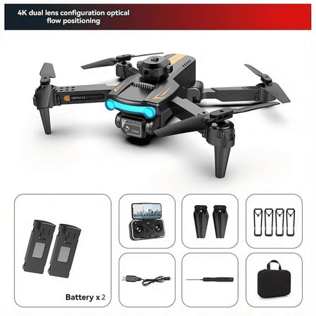 XT2 Folding UAV Dual Lens HD Aerial Photography Aircraft Toy Optical Flow Positioning