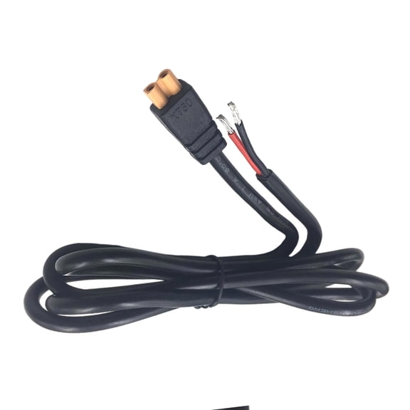XT30 Female Connector Cable 1.2M 1-36V with Tinned Output Wires, Molded Strain Relief, Copper Conductor PVC Insulation for Hobby Aircraft Projects