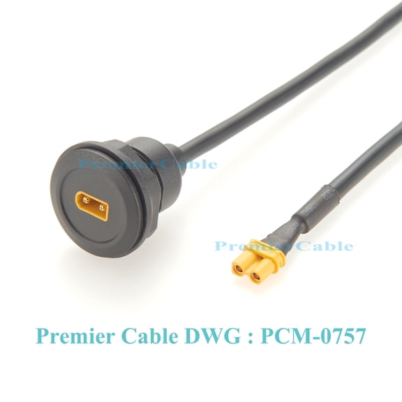 XT30 Male to Female Extension Convertor Cable XT30 Flush Panel Mount Charging Cord for RC Lipo Battery FPV Drone Portable Power