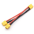 XT60 Parallel Battery Connector 1 Male to 2 Female Cable Dual Extension