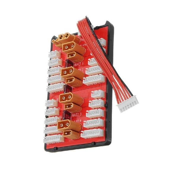 XT60 XT30 Parallel Charging Board Supports Up To 4 Set Of 2-8S Batteries