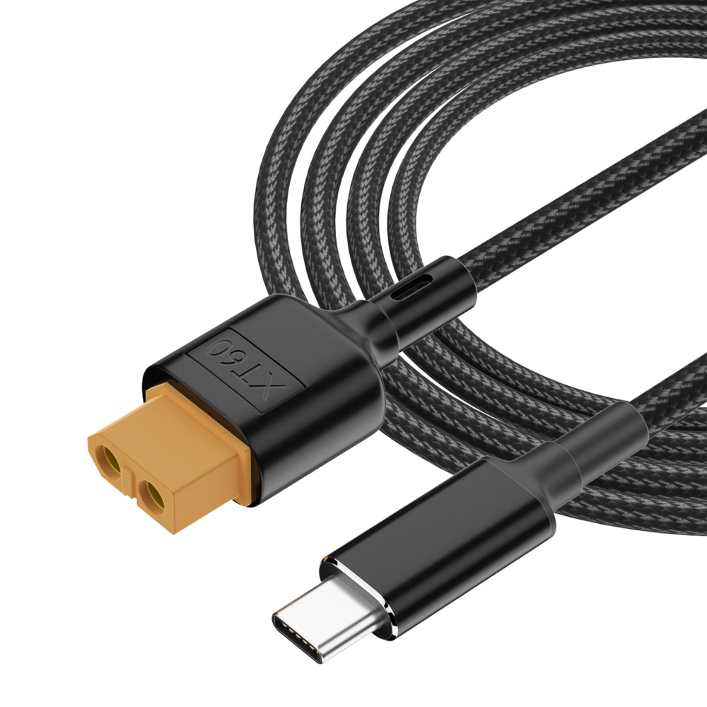 XT60 to Type-C Charging Cable Adapter SC100 Fast Charge Protocol Cable Portable ToolkitRC Power Cord