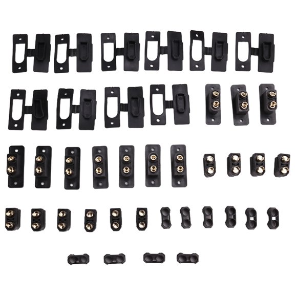 XT90E-M Male Battery Connector, Gold-Plated Mountable XT90 Plug, XT90H-F Mountable Connector Socket