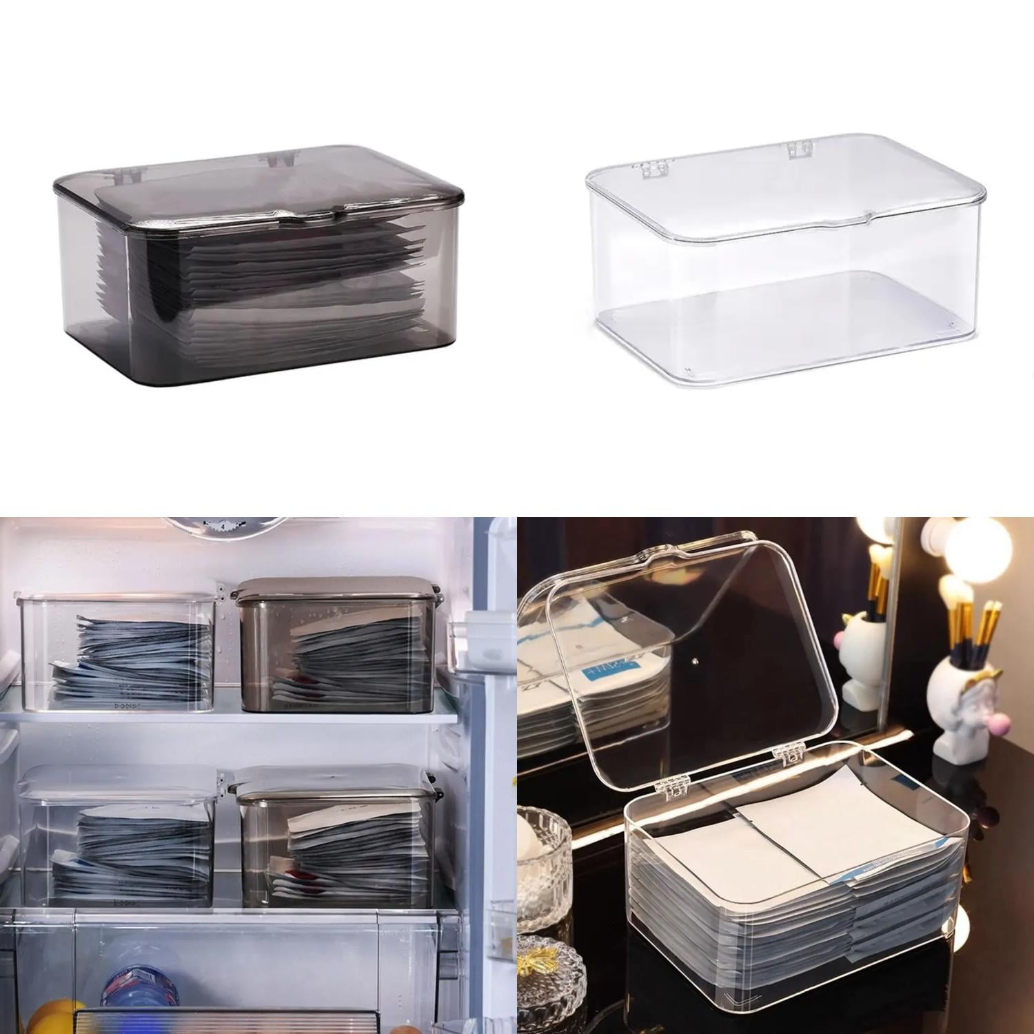 XTAIYIMAO Desktop Box Cosmetics Transparent Basket Facial Mask Drawer