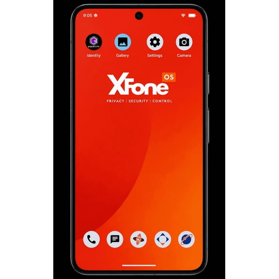 XTC Mobile LynX Phone PX9 Edition Secure Smartphone with XFoneOS, USB-C Cable, Black