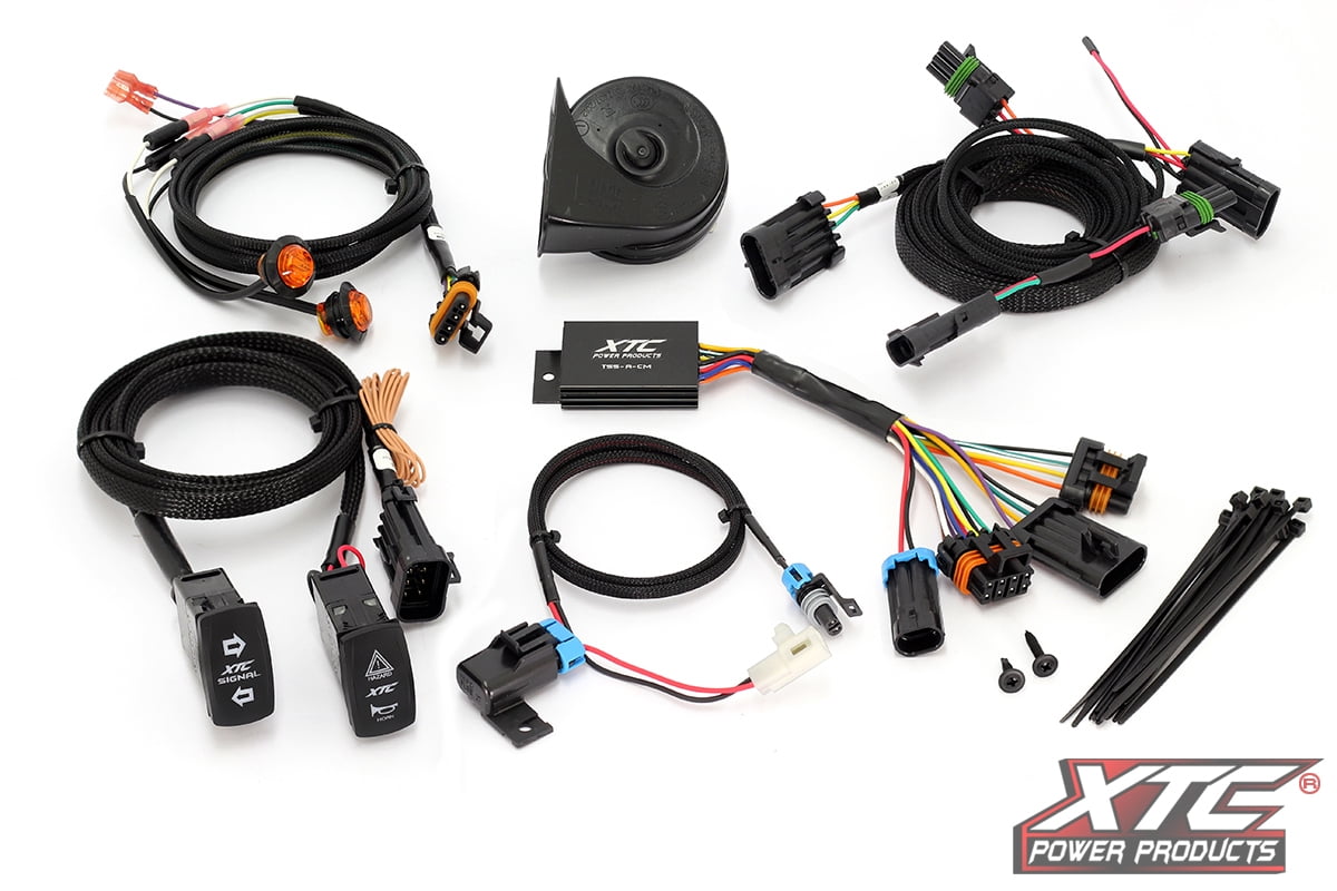 XTC Power Products Self Canceling UTV Turn Signal Kit for Can Am Maverick X3