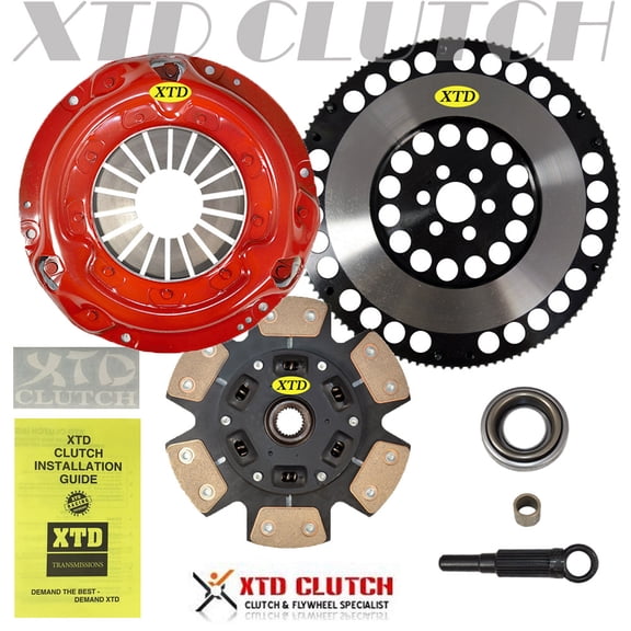 XTD Stage 3 Clutch Kit + Flywheel 1991 - 1998 Nissan 240SX Base, LE, SE (2.4L DOHC 4cyl KA24DE; 5-speed)