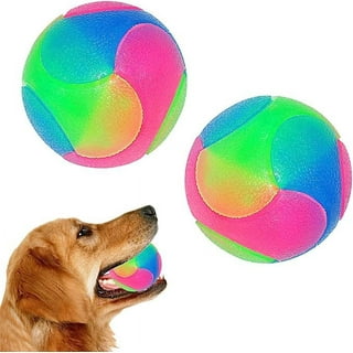 Jumping Vibrating Bouncing Ball, Dog Balls Toy Bouncy LED Kids Baby  Electronic Toys, Light Flash Spike Babies Dogs Play Small Rubber Glow  Bounce, Toddler Girls Sensory Lights Large Pet Dancing Balls Big