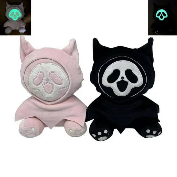 XTEILC Soft Stuffed Animals and Plush Toys, Cotton Pink Black