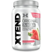 XTEND Original 7G BCAA Powder, Zero Sugar, Watermelon Explosion, 90 Servings