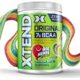 thumbnail image 1 of XTEND Original BCAA Powder, Sugar Free Post Workout Muscle Recovery Drink, 7g BCAAs, Airheads Xtreme Rainbow Berry Flavor, 30 Servings, 1 of 7