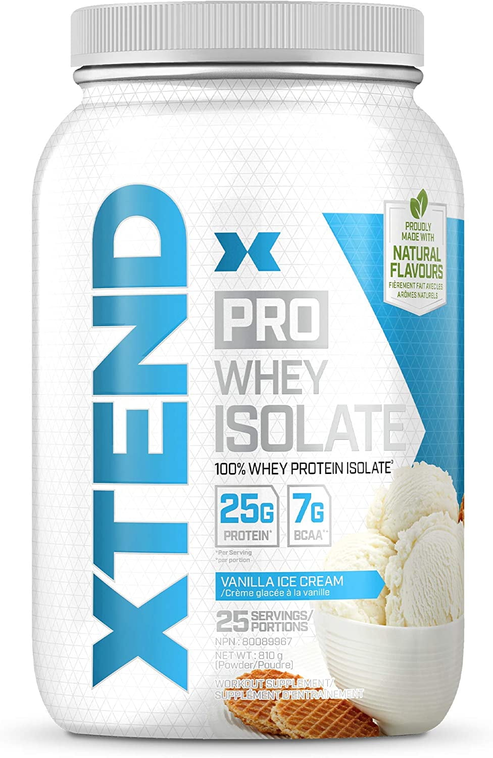 XTEND Pro Protein Powder Vanilla Ice Cream 100 Whey Protein Isolate