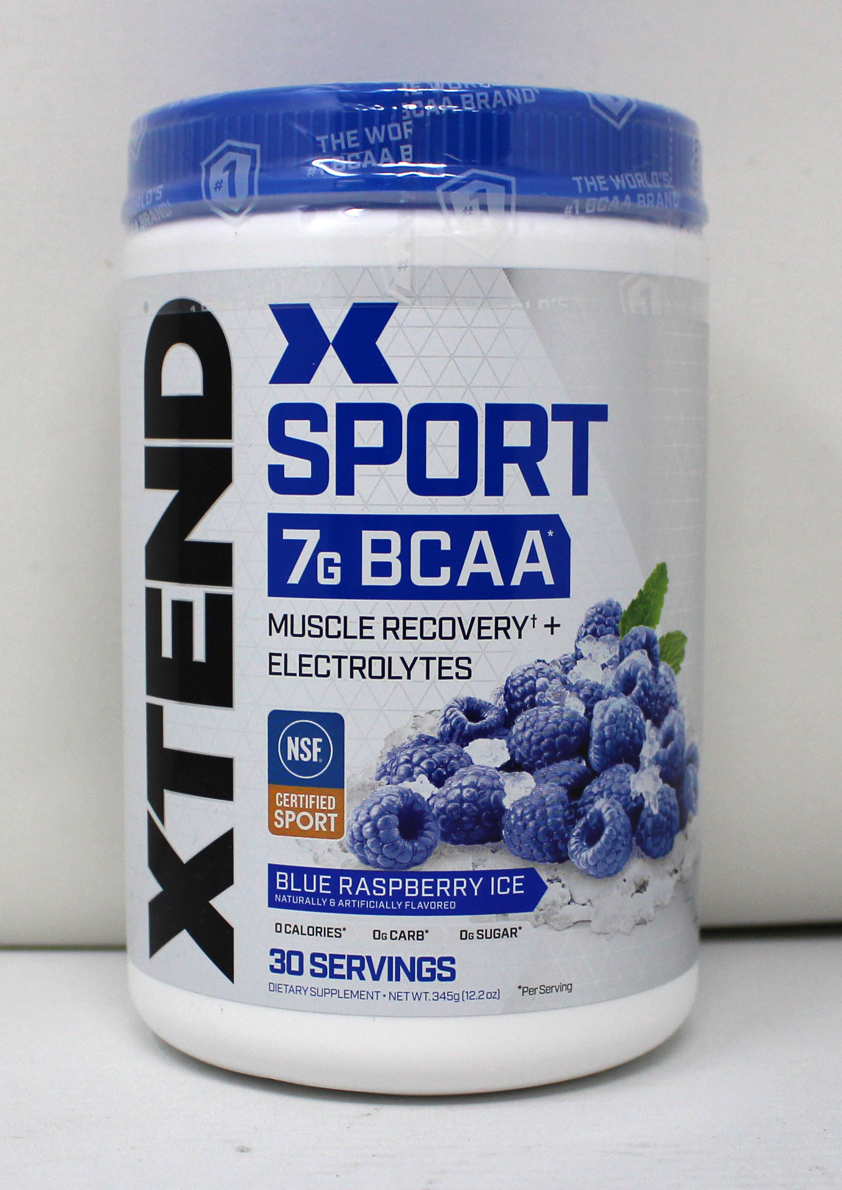 XTEND Original BCAA Powder + Blue Raspberry Ice + Muscle Recovery