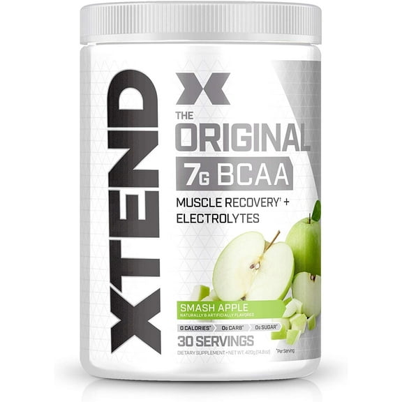 XTEND The Original 7G BCAA Powder, Smash Apple, 14.3 oz