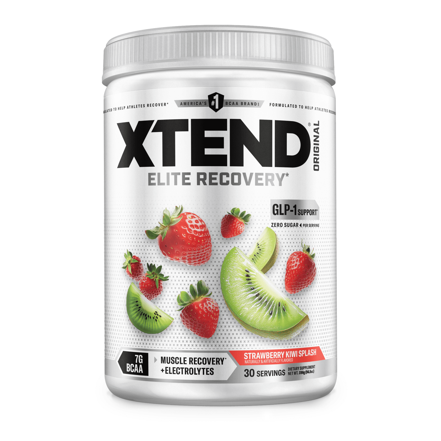 XTEND Original BCAA Powder, 30 Servings, Strawberry Kiwi Splash