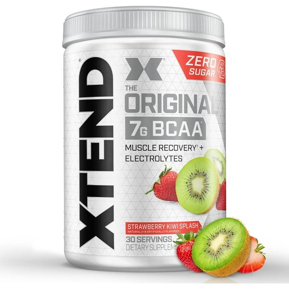 XTEND The Original 7G BCAA Powder, Strawberry Kiwi Splash, 13.8 oz