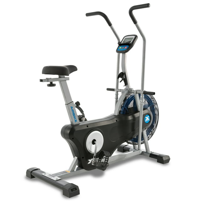 XTERRA Fitness AIR350 Low Impact Full Body Workout Exercise Bike with Wind Resistance and LCD Display