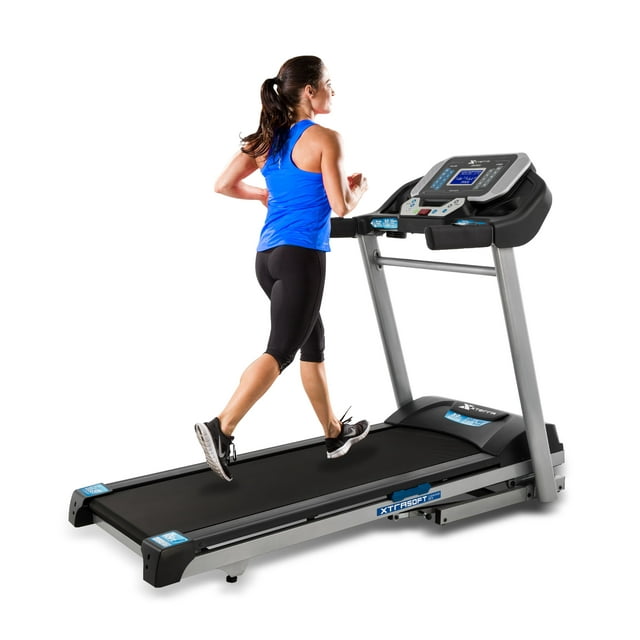 XTERRA TRX3500 Folding Motorized Treadmill with Bluetooth FTMS, Handlebar Control Buttons, Built-In Speaker and Audio-Jack