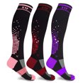 thumbnail image 1 of XTF High-Intensity Run+ Sports Knee-High Compression Socks (3-Pairs or 6-Pairs), 1 of 5