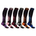 thumbnail image 1 of XTF High-Intensity Run+ Sports Knee-High Compression Socks (3-Pairs or 6-Pairs), 1 of 5