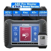 XTOOL A80 Pro Master Automotive Diagnostic Scan Tool, Bi-Directional Bluetooth Key Fob Programmer, 42 Services