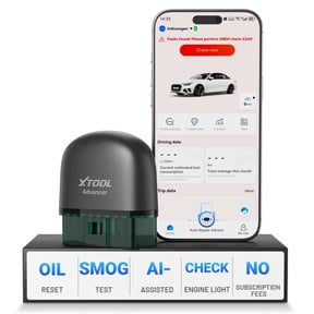 XTOOL Advancer AD20 Pro Wireless OBD2 Scanner Bluetooth Diagnostic Tool, AI-Assisted Car Code Reader for iPhone & Android, All System Scan Tool with Free Updates