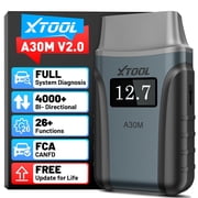 2026 XTOOL Anyscan A30M v2.0 Wireless OBD2 Scanner Bluetooth Bidirectional Scan Tool Engine Code Reader 26 Resets Crank Sensor Relearn Free Updates