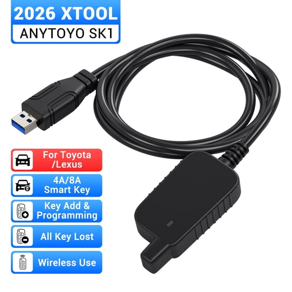 XTOOL Anytoyo SK1 Smart Key Programming Tool for Toyota for Lexus 8A/4A All Key Lost Use with X100 PAD3
