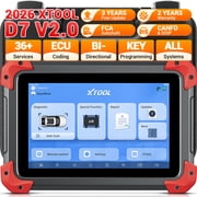 2026 XTOOL D7 Bidirectional Scan Tool Ai-Assisted OBD2 Scanner Diagnostic Tool with 36+ Resets, Full System Car Scanner, Crank Sensor Relearn, 3-Year Free Updates