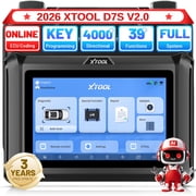 XTOOL D7S Bidirectional Scan Tool AI-Assisted OBD2 Scanner Diagnostic Tool with ECU Cod-ing, All System Car Scanner, 39+ Resets, FCA, Crankshaft Relearn