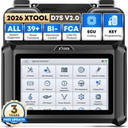 XTOOL D7S Bidirectional Scan Tool AI-Assisted OBD2 Scanner Diagnostic Tool with ECU Cod-ing, All System Car Scanner, 39+ Resets, FCA, Crankshaft Relearn