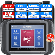 XTOOL D8 Automotive OBD2 Scanner Bidirectional Scan Tool, Full System Car Diagnosis tool, PMI, Topology Mapping, 38+ Services