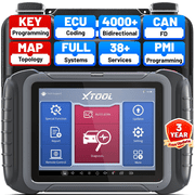 XTOOL D8 Automotive OBD2 Scanner Bidirectional Scan Tool, Full System Car Diagnosis tool, PMI, Topology Mapping, 38+ Services