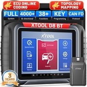 XTOOL D8BT Automotive Diagnostic Scanner, OBD2 Scanner Bluetooth Full System Bi Directional Scan Tool, 38+ Services