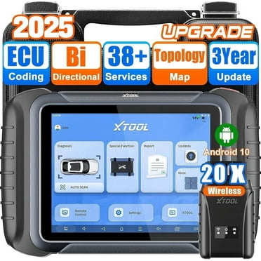 XTOOL D8W Bidirectional Scan Tool, 2025 Wireless OBD2 Scanner , 3-Year Updates, ECU Coding, 38+ Resets, Full Diagnostic Scanner for Car