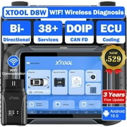 XTOOL D8W Wireless Bidirectional Scan Tool, 3-Year Updates ($600 Worth),Key Fob Programmer, ECU Coding, DoIP&CAN FD, 38+ Resets, Full System Diagnosis, Crankshaft Relearn, Upgraded Ver. of D8/D7