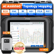 XTOOL D9S AI-Assisted OBD2 Scanner Bidirectional Scan Tool with Topology Mapping, Wireless Automotive Diagnostic Tool, ECU Cod-ing, 45+ Resets, PMI, FCA, 3-Year Update