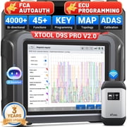 XTOOL D9S PRO Wireless Bidirectional OBD2 Scanner, ECU Pr0gramming Scan Tool, Topology Mapping, 45+ Services, FCA AutoAuth, 3-Year Updates