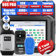 XTOOL D9S Pro Wireless Automotive Diagnostic Scanner, Bi Directional Scan Tool, Full System Diagnostic Tool with KC501 KS-1 Key Pr0gramming Tool, Topology Map, 45 Services