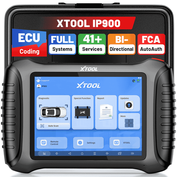 XTOOL IP900 AI-Assisted Automotive OBD2 Scanner Diagnostic Tool Bidirectional Scan Tool with ECU Cod-ing 41+ Services