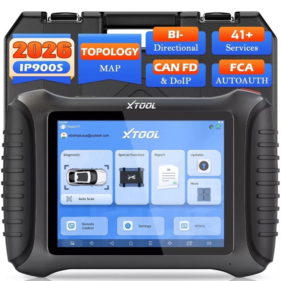 XTOOL IP900S Automotive OBD2 Scanner Diagnostic Tool Bidirectional Scan Tool with Topology Mapping 41+ Service 3-Year Update