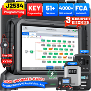 XTOOL IP919 MAX OBD2 Scanner J2534 Pr0gramming Tool + KC501 Key Fob Programmer, Bidirectional Scan Tool, ECU Cod-ing, Topology Mapping, 51+Resets