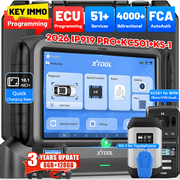 XTOOL IP919 PRO Topology Mapping OBD2 Scanner Diagnostic Tool Bidirectional Scan Tool with KC501 KS-1 Key Fob Programmer, 51+ Resets, FCA/CAN FD/DoIP