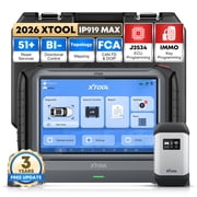 XTOOL IP919 MAX AI-Assisted OBD2 Scanner Diagnostic Tool with J2534 ECU Pr0gramming, Topology Mapping, 51+ Resets, ECU Cod-ing, Full System Bidirectional Scan Tool, 3-Year Free Update