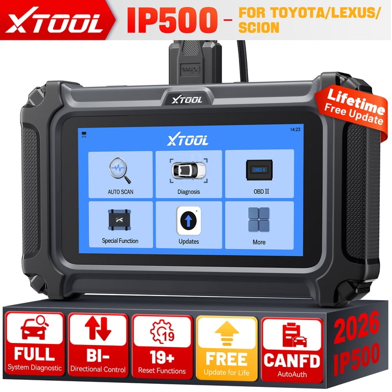 XTOOL IP500 for Toyota OBD2 Scanner Bidirectional Scan Tool for