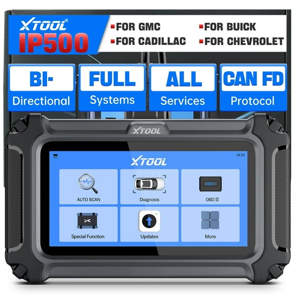 XTOOL IP500-BCC Bi-Directional Scan Tool OBD2 Scanner Diagnostic Tool for Buick/Chevrolet/Cadillac/GMC with 25+ Services Lifetime Free Updates
