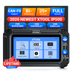 XTOOL IP500-BCC for GM OBD2 Scanner Bi-Directional Scan Tool Diagnostic Tool for Buick/Chevrolet/Cadillac/GMC with All Resets Lifetime Free Updates